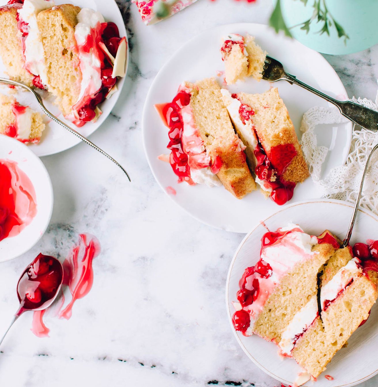 Strawberry cake